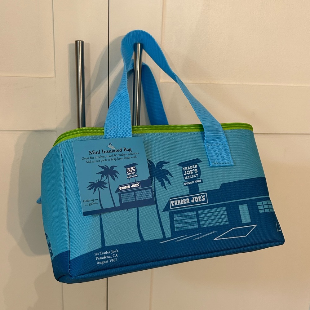 Trader Joe's Blue Mini Insulated Bag